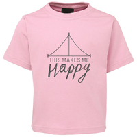  THIS MAKES ME HAPPY CHILD4 PINK T/SHIRT