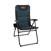 OZtrail Resort 5 Position Arm Chair Navy