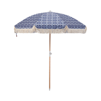 OZtrail Beach Umbrella - Bells Beach Blue