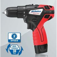 AC Delco battery powered 10.8V 2 speed drill driver