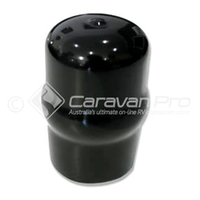  BLACK SOFT PVC TOW BALL COVER