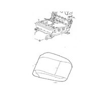 Genuine Holden RG Colorado Front Passengers Seat Frame MY12-MY14 52097732