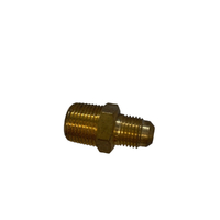  SAE BRASS FITTING MALE UNION 5/16 TUBE 3/8 BSPT