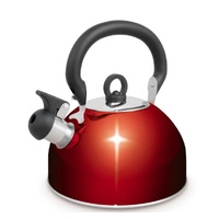 Campfire Whistling Kettle Stainless Steel 4L Red