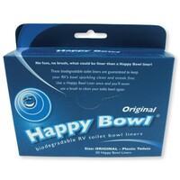  HAPPY BOWL TOILET BOWL LINERS - 50 PER PACK