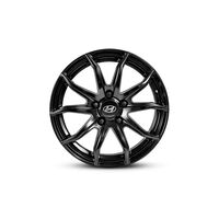 Genuine Hyundai 17" GUNSAN Satin Black Single Alloy Wheel