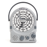 Companion Rechargeable & Battery Fan with Radio