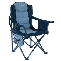 OZtrail Big Boy Arm Chair Black