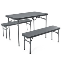 OZtrail Ironside Picnic Table And Bench Set