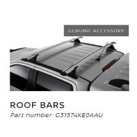 Genuine Nissan Navara Dual Cab Roof Racks MY16-Current G3157-4KE0AAU