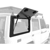 Front Runner Gullwing Window Right Hand Side Aluminium for Toyota LandCruiser 76