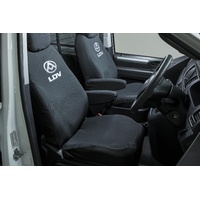 Genuine LDV G10 Canvas Seat Covers - Explorer Canvas - Front Row - Black