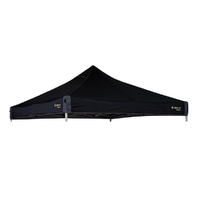 OZtrail HydroFlow Deluxe Gazebo Canopy 3.0m Black