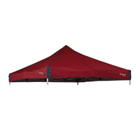 OZtrail HydroFlow Deluxe Gazebo Canopy 3.0m Red