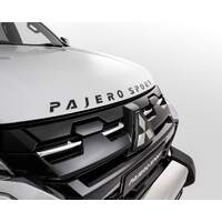 Genuine Mitsubishi Pajero Sport Bonnet Emblem in Black