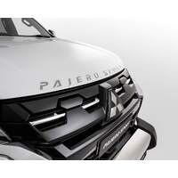 Genuine Mitsubishi Pajero Sport Bonnet Emblem in Silver