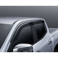 Genuine Mitsubishi MV Triton Double Cab Slimline Tinted Weather Shields