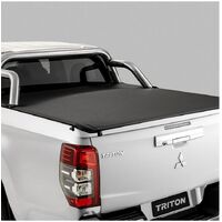 Genuine Mitsubishi MR Triton Soft Tonneau to suit Sports Bar MZ350509