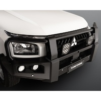 Genuine Mitsubishi MV Triton Steel Front Protection Bar Black Powder Coated