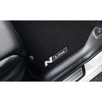 Genuine Hyundai Tucson NX4 V3 N-Line Carpet Floor Mats - Petrol Models