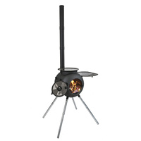 Ozpig Series 2 Portable Wood Fire BBQ Stove and Heater