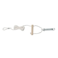 OZtrail Guy Rope Single with Wooden Runner & Spring 6mm