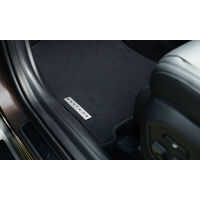 Genuine Hyundai Santa Fe MX5 Tailored Carpet Floor Mats (3 Row) - Black