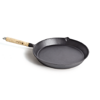 Campfire Frypan Round Solid Handle 25cm