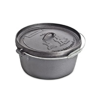 Campfire Dutch Oven Pre-Seasoned 9 Quart