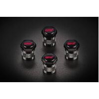 Genuine Subaru Valve Cap Set Black for WRX Sedan WRX Sportswagon