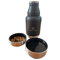 OurTime Pet Travel Water and Snack Stainless Steel drink bottle